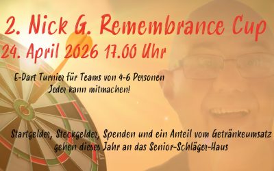 Dart-Turnier zugunsten des Senior-Schläger-Hauses