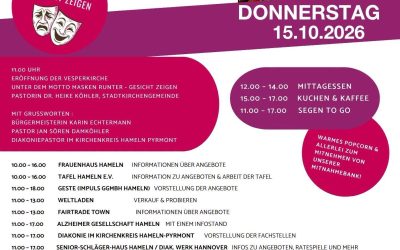 Vesperkirche 2026 – Masken runter, Gesicht zeigen